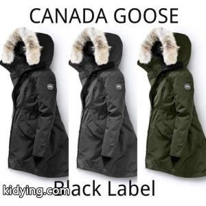 CANADA goose コピー カナダグース コピー ROSSCLAIR PARKA Blacklabel ロスクレアパーカ ブラックレーベル BLACK/ADMIRAL BLUE レディースkidying26m8z89D