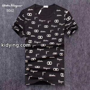 フェラガモ 激安FERRAGAMO超激得薄手Ｔシャツラクラク夏アイテム使いやすいホワイトブラック赤色kidying26vyiKra
