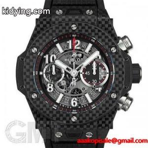 ウブロ コピー ビッグバン ウニコ カーボン 411QX1170RX hublot コピー 【中古】【メンズ】 【腕時計】kidying26f0baei