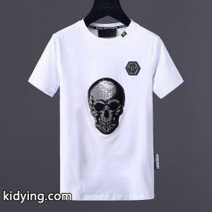 2026超激得 注目されるアイテムランキング PHILIPP PLEIN フィリッププレイン コピー メンズ クルーネック 半袖Ｔシャツ トップスkidying26DK9DeC