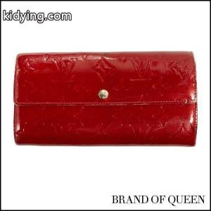 LOUIS vuitton コピー ルイヴィトン コピー 長財布 ヴェルニ ポルトフォイユサラ ポムダムール 濃い赤 売れ筋 通販kidying260D4Pzy