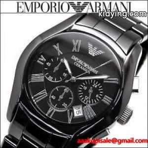 エンポリオアルマーニ コピーブランド/EMPORIO armani コピーブランド セラミカ　メンズ腕時計　AR1400/オールブラックセラミック/クロノグラフ :ar1400:腕時計とブランドギフトSEIKA - 通販ショッピングkidying26fmK1Hj