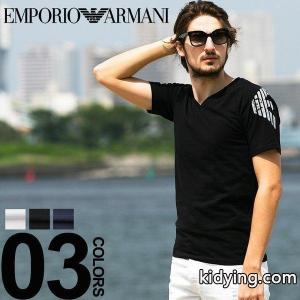 エンポリオ アルマーニ コピー EMPORIO armani コピー Tシャツ 半袖 袖ロゴプリント Vネック メンズ トップス EA1117608P725 ブランド :7537214418:ゼンオンライン - 通販ショッピングkidying26HniSju
