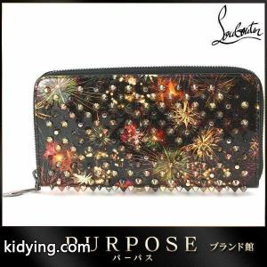 未使用 展示品 クリスチャン ルブタン Christian louboutin コピー パネトーネ スパイク ラウンドファスナー 長財布 花火 パテントレザー 3165134 :90055322:PURPOSEパーパス・ヤフー店 - 通販ショッピングkidying26zKjOru