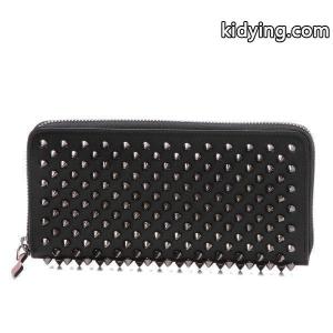 Christian louboutin コピー　クリスチャン ルブタン ラウンドファスナー長財布 PANETTONE SPIKES　パネトーン スパイクス 1175099 B078 :22628:インポートショップドゥーブル - 通販ショッピングkidying26aSv0jm