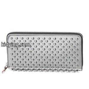 Christian louboutin コピーブランド　クリスチャン ルブタン ラウンドファスナー長財布 PANETTONE SPIKES　パネトーン スパイクス 3175066 SV71 :23741:インポートショップドゥーブル - 通販ショッピングkidying260ra8rm