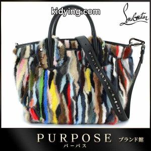 未使用 展示品 クリスチャン ルブタン CHRISTIAN louboutin コピー エロイーズ 2WAY トート バッグ ミンク カーフ レザー マルチ :90030084:PURPOSEパーパス・ヤフー店 - 通販ショッピングkidying26amCuGv