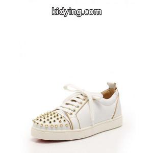 クリスチャン ルブタン Christian louboutin スーパーコピー LOUIS JUNIOR スニーカー レザー 白 ゴールド スパイクスタッズ レディース 中古 :248662:RECLOヤフーショップ - 通販ショッピングkidying26KPja4j