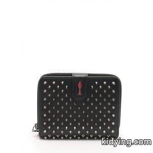 クリスチャンルブタン コピーブランド Christian louboutin コピーブランド 二つ折り財布 パネトーネ コンパクトウォレット 黒 小物 レザー 1165079 スパイクスタッズ PANETTONE レディース :114-202607200549:ブランド古着販売のベクトル - 通販ショッピングkidying26uObSna