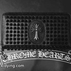 お買い得CHROME hearts コピークロムハーツ コピー財布新作メンズスパイクスラウンドファスナーウォレットkidying26uiCeya