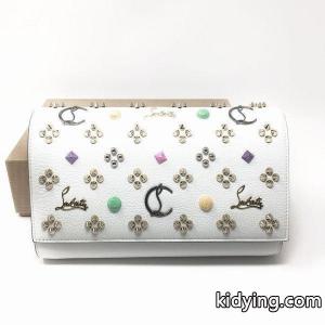 クリスチャンルブタン コピー パロマ クラッチ ショルダーバッグ Christian louboutin コピー Paloma Clutch ホワイト White 1185172W033 :1185172w033:Luxury Showcase - 通販ショッピングkidying26TrOX9j