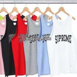 落ち着いた感覚 supreme コピー 15ss Collegiate Tank Top タンクトップ 男女兼用 2色可選_半袖Tシャツ_メンズファッション_スーパーコピーブランド激安通販 専門店kidying26DmiWDa