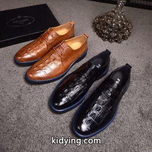 2色可選 プラダ スーパーコピー prada スーパーコピー 肌触りの気持ちい?  ビジネスシューズ  2026秋冬季超人気_スニーカー、靴_メンズファッション_スーパーコピーブランド激安通販 専門店kidying268LXDya
