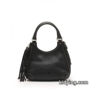 ショルダーバッグ レザー 黒 ロゴ サイドジップ タッセル A23055 レディース 中古 :236816:RECLOヤフーショップ - 通販ショッピングkidying26X15v0b
