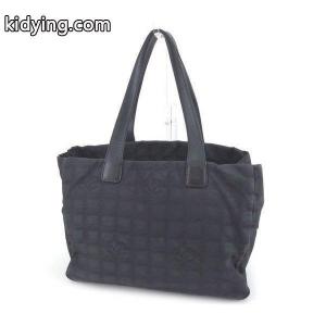 chanel コピーブランド バッグ トートバッグ ニュートラベルライン トートMM ブラック レディース 中古 Bag :Y4222:ブランドデポTOKYO - 通販ショッピングkidying261Di0LD