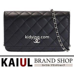 ショルダーバッグ マトラッセ チェーンウォレット ラムスキン ブラック 黒 シルバー金具 A33814 A+ランク :118641:KAIULヤフーショップ - 通販ショッピングkidying26LXT1Lz