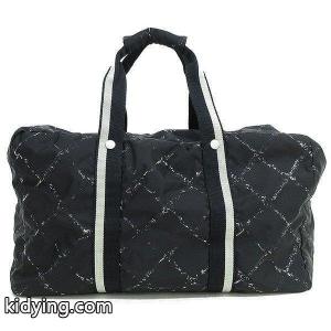 () 旧トラベルライン ラージ ボストンバッグ 旅行 黒 ブラック×シルバー金具 ナイロン【ブランドバッグ】 【中古】 netshop :1-240202656999:とーたる - 通販ショッピングkidying26TXvCWn