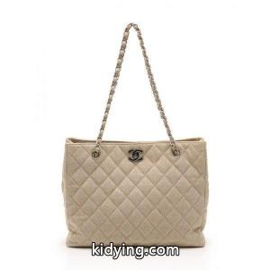 マトラッセ チェーントートバッグ キャンバス ベージュ シルバー金具 レディース 中古 :222650:RECLOヤフーショップ - 通販ショッピングkidying26jCiKjq