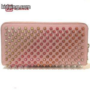 Christian louboutin コピーブランド クリスチャンルブタン コピーブランド 1185063 スパイクスタッズ　 パネトーネ 長財布（小銭入れあり） ピンク レディース 新品同様【中古】 :106507-15191-1:リファレンス コレクション - 通販ショッピングkidying26ziqyOf