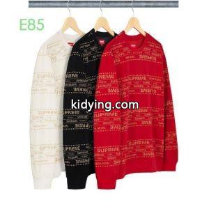 絶妙な大人っぽさと遊び心 supreme スーパーコピー 19aw Metallic Jacquard Crewneck 3色可選 プルオーバーパーカー 今年らしいおすすめ新品_ジャケット パーカー セーター コート_メンズファッション_スーパーコピーブランド激安通販 専門店kidying26bqmObu