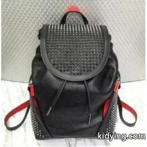 トレンドファッションルブタンバッグ新作CHRISTIAN louboutin ブランド コピーリュックフラップスパイクス通学旅行kidying26eSDKLz