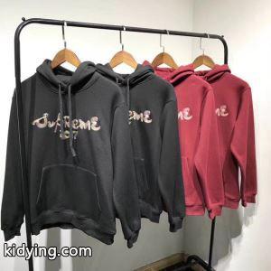 人気セール100%新品 パーカー  supreme ブランド コピー 17FW Brush Logo Hooded Sweatshirt 2色可選 2026秋冬季超上質_ジャケット パーカー セーター コート_メンズファッション_スーパーコピーブランド激安通販 専門店kidying26XXv8De