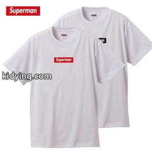 ストリート大人気ブランドTシャツ Superman 大人気 ボックスロゴ BOXロゴ オシャレ トレンド モード supreme コピー supreme コピー シュプリーム コピー好き必見 :tshirt-015:Numbers - 通販ショッピングkidying26u49bGf