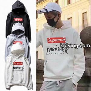 セレブも愛用するブランド新作シュプリーム コピー supreme コピー×THRASHER パーカー カジュアルにきれいめkidying26HHXTbm