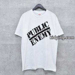 supreme スーパーコピー × UNDERCOVER 18SS public enemy tee パブリックエナミーTシャツ ホワイト サイズ：M (アメリカ村店 :8003000089930:カインドオル - 通販ショッピングkidying26CSj4jC