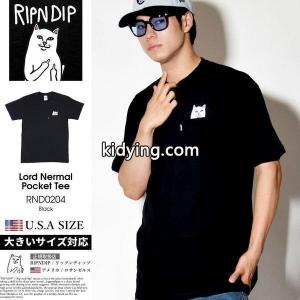 RIPNDIP リップンディップ Tシャツ メンズ 半袖 胸ポケット 猫 キャット RND0204 黒 スケートボード スケーター ストリート ブランド :rdtt012-2a:DJドリームス ストリート系 メンズ - 通販ショッピングkidying26iuu8vq