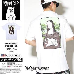 RIPNDIP リップンディップ Tシャツ メンズ 半袖 胸ポケ 猫 キャット プリント RND1646 白 スケートボード スケーター ストリート ブランド :rdtt025-1a:DJドリームス ストリート系 メンズ - 通販ショッピングkidying26LHf4ju