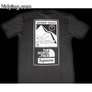 適度に厚みのあるシュプリーム コピー ノースフェイススティープテック　柔らかく Tシャツ　ブラック_半袖Tシャツ_メンズファッション_スーパーコピーブランド激安通販 専門店kidying2651jKzm
