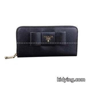 美品　プラダ コピー【prada コピー】リボンファスナー付長財布 並行輸入品 P-05B_並行輸入品_財布 レディース_スーパーコピーブランド激安通販 専門店kidying26LDKz0D