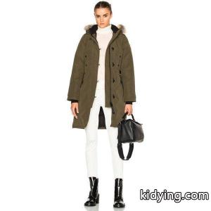 カナダグース コピー レディース コート アウター Kensington Parka With Coyote Fur Military Green :hs-cgoowo15-37e:フェルマート エフ fermart ef - 通販ショッピングkidying260Dae0D