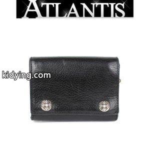 CHROME hearts ブランド コピー 銀座店 クロムハーツ ブランド コピー クロスパッチ付き 3フォールド ウォレット クロスボタン 三つ折財布 レザー 黒 :075506:atlantis - 通販ショッピングkidying26LPby8v