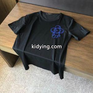 日常の必需品LOUIS vuitton コピーブランドルイヴィトン コピーブランドｔシャツコピー可愛い刺繍最高級品質のメンズ半袖クルーネックkidying26LHLnOn