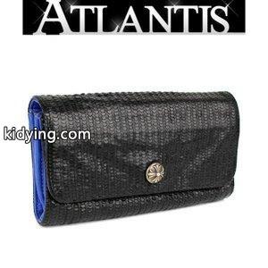 CHROME hearts コピーブランド 銀座店 クロムハーツ コピーブランド ジュディ ウォレット ノベルティレザー 三つ折長財布　黒×青 :075375:atlantis - 通販ショッピングkidying26fiy0TD