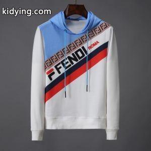 人気セール低価スポーツウェアスウェットパーカー紳士服fendi コピーフェンディ コピー 服 激安着回しの効くブラックホワイトkidying261jOP5n