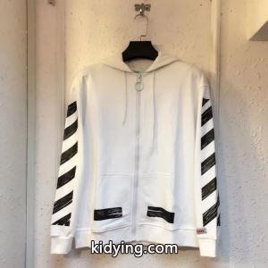 シンプルなOFF white ブランド コピー オフホワイト ブランド コピー通販コピージップパーカージャケットアウターブランドアイコンプリントkidying26qSvGfC