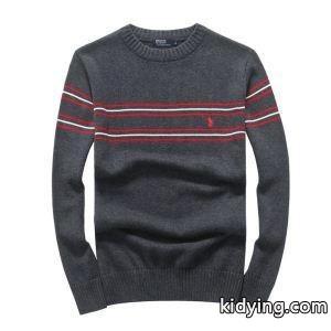 新作入荷100%新品防寒性防風性ニットセーター肌触りの良い大活躍ブラックグレーダークグレーラルフローレン コピーkidying26fea4TD