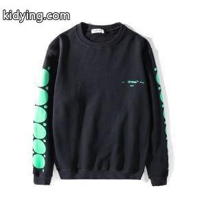 大幅値引きOff-white ブランド コピーオフホワイト ブランド コピースーパーコピープリント付き黒のメンズプルオーバーパーカーkidying2655TvCq