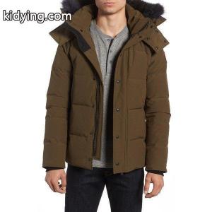 カナダグース コピーブランド ジャケット・ブルゾン アウター メンズ Canada goose コピーブランド Wyndham Slim Fit Genuine Coyote Fur Trim Down Jacket Military Green/ Grey :36-1mj1yasilu-dz0n:asty-shop2 - 通販ショッピングkidying264baqOj