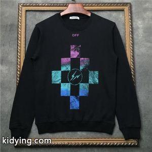 軽くて暖かいOFF-white スーパーコピーオフホワイト スーパーコピーコピープリントメンズ黒、白のプルオーバーパーカーkidying26eammqq