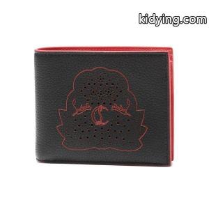 Christian louboutin コピー　クリスチャン ルブタン 二つ折り財布 ECUSSON　エキュソン 1185045 BK01 :24757:インポートショップドゥーブル - 通販ショッピングkidying260jOnCy
