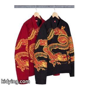 おしゃれな装い supreme スーパーコピー 18FW WEEK5 Dragon Work Jacket高品質な 2色選択可 洗練コート_ダウンジャケット_メンズファッション_スーパーコピーブランド激安通販 専門店kidying26SPjSXb