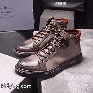 最近人気一番！ ハイトップシューズ  2026新品入荷 2色選択可 プラダ スーパーコピー prada スーパーコピー 人気急上昇中_スニーカー、靴_メンズファッション_スーパーコピーブランド激安通販 専門店kidying26ryGzKj