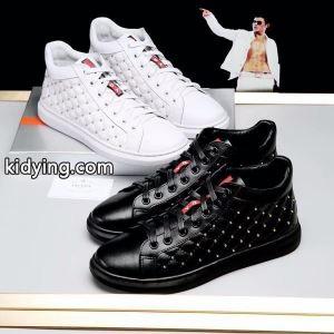 2色可選 prada コピーブランド ハイトップシューズ 綺麗に決まるフォルム！人気定番2026プラダ コピーブランド_スニーカー、靴_メンズファッション_スーパーコピーブランド激安通販 専門店kidying2685vSzm