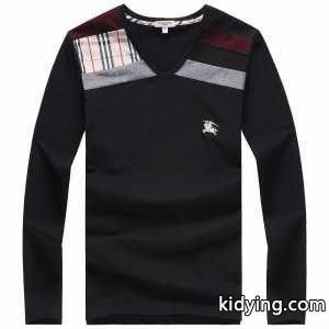 2026秋冬 個性派 burberry コピー バーバリー コピー Vネック 長袖 Tシャツ_長袖Tシャツ_メンズファッション_スーパーコピーブランド激安通販 専門店kidying261LLTLD
