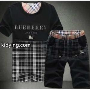 激安 ブランド　抜群の雰囲気が作れる! 2026 burberry コピーブランド バーバリー コピーブランド 半袖Tシャツ 上下セット 2色可選_半袖Tシャツ_メンズファッション_スーパーコピーブランド激安通販 専門店kidying26iai4Pz