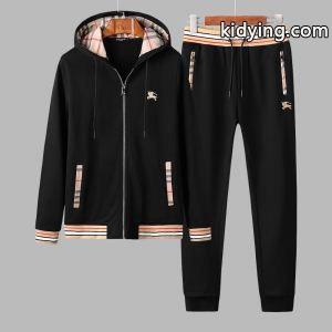 バーバリー スーパーコピー コピーburberry スーパーコピーセットアップメンズルームウェアスポーツカジュアルジャージ黒白2色可選秋冬超激得低価_ジャケット パーカー セーター コート_メンズファッション_スーパーコピーブランド激安通販 専門店kidying26X51PTf